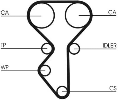 Water Pump & Timing Belt Kit CT1137WP1 - image 2