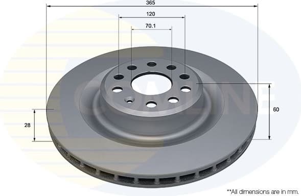 Brake Disc COATED ADC5189V