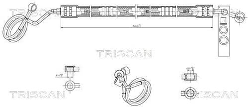 Hydraulic Hose, steering 8516 29032
