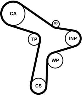 Water Pump & Timing Belt Kit CT1168WP7 - image 2