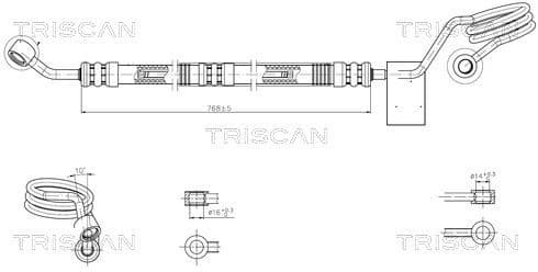 Hydraulic Hose, steering 8516 29031