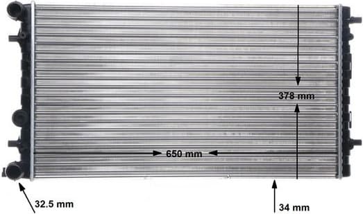 Radiator, engine cooling BEHR CR477001S - image 3
