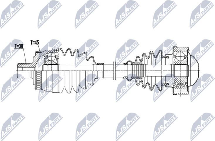 Drive Shaft NPW-AU-109