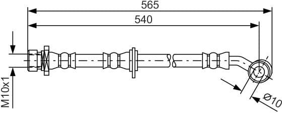 Brake Hose 1 987 481 561 - image 6