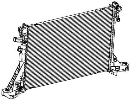 Radiator, engine cooling BEHR *** PREMIUM LINE *** CR2724000P