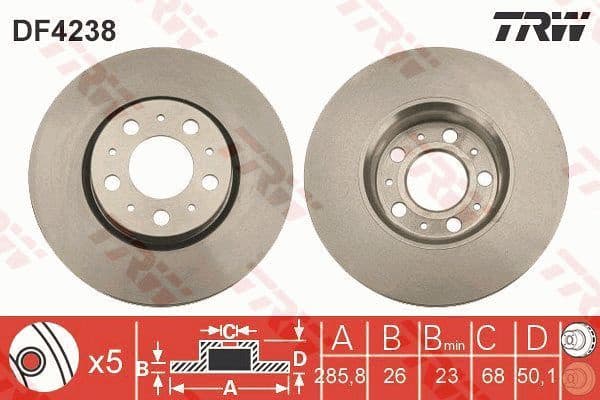 Brake Disc DF4238