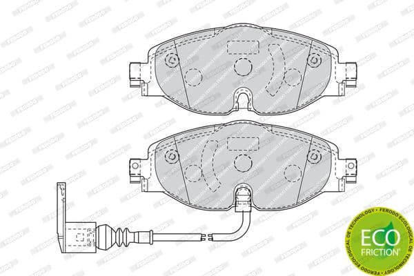 Brake pads front, Top Quality FDB4433 - image 3