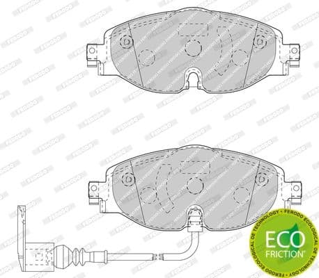 Brake pads front, Top Quality FDB4433 - image 4
