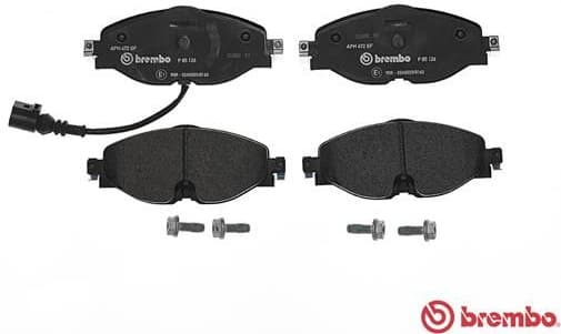 Brake pads front, Top Quality P85126 - image 2