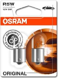 Osram lemputės R5W 12V BA15S LF UNV1 2vnt - 5007-02B