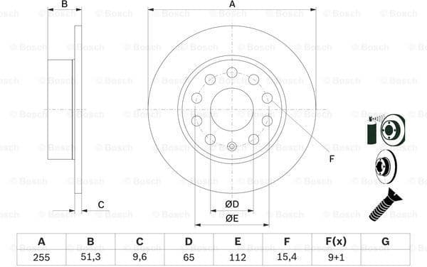 Brake Disc 0986479099 - image 5