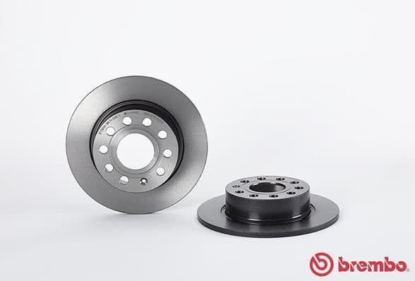 Brake discs kit rear, (2pcs), Top Quality 08.9502.11 - image 2