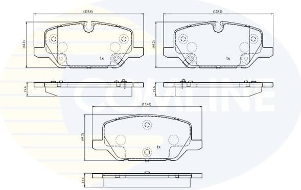 Brake Pad Set, disc brake CBP34025