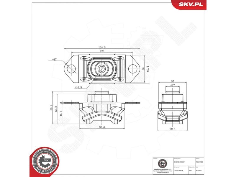 Mounting, engine 75SKV080 - image 6