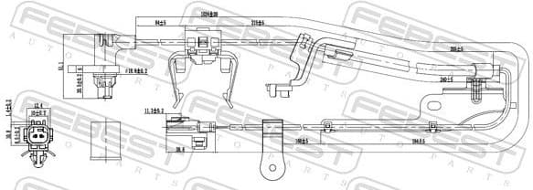 Sensor, wheel speed 01606-012 - image 2