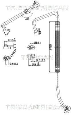 High/Low-pressure Line, air conditioning 9010 29029