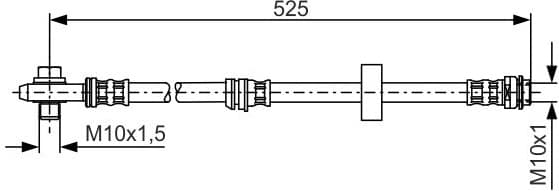 Brake Hose 1987476945 - image 2