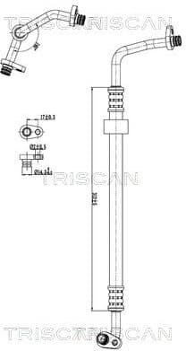 High/Low-pressure Line, air conditioning 9010 28102