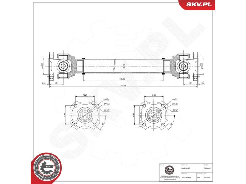 Drive Shaft 76SKV027 - image 2