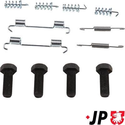 Accessory Kit, parking brake shoes JP 1363952410
