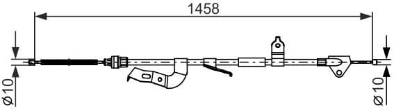 Cable Pull, parking brake 1 987 482 662 - image 5