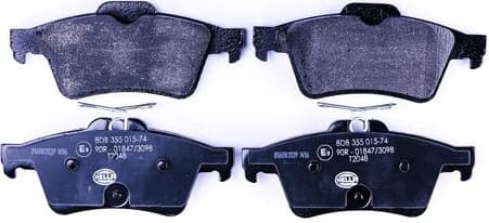 Brake Pad Set, disc brake 8DB 355 015-741