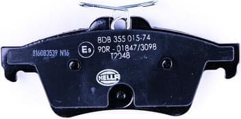 Brake Pad Set, disc brake 8DB 355 015-741 - image 2