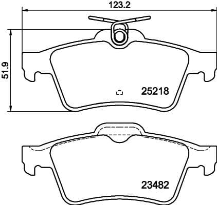 Brake Pad Set, disc brake 8DB 355 015-741 - image 4