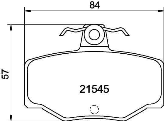 Brake Pad Set, disc brake 8DB 355 018-021 - image 4