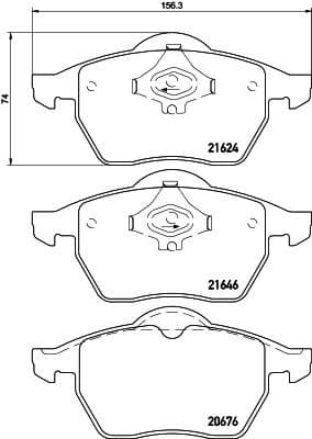 Brake Pad Set, disc brake 8DB 355 007-881 - image 3