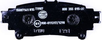 Brake Pad Set, disc brake 8DB 355 015-371