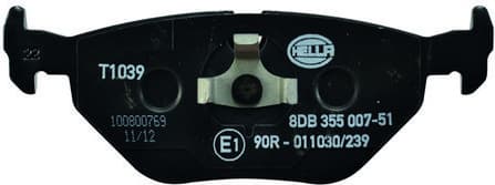 Brake Pad Set, disc brake 8DB 355 007-511 - image 2