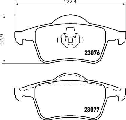 Brake Pad Set, disc brake 8DB 355 008-871 - image 3