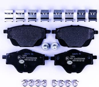 Brake Pad Set, disc brake 8DB 355 021-001