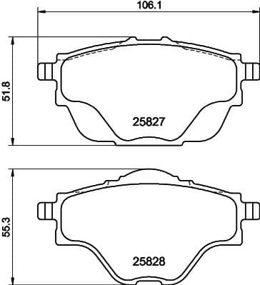 Brake Pad Set, disc brake 8DB 355 021-001 - image 4