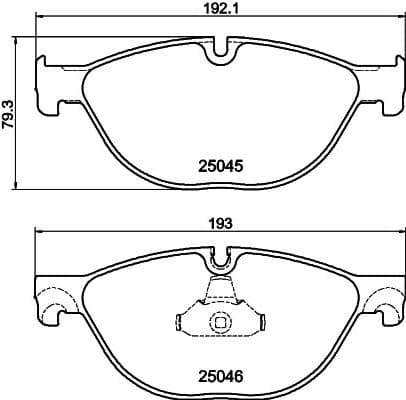 Brake Pad Set, disc brake 8DB 355 015-251 - image 2