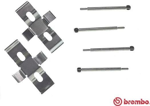 Accessory Kit, disc brake pad PRIME LINE A 02 273