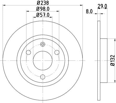 Brake Disc 8DD 355 101-451 - image 4
