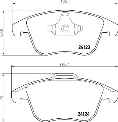 Brake Pad Set, disc brake 8DB 355 019-881 - image 4