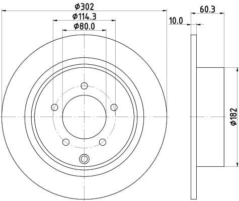 Brake Disc PRO 8DD 355 115-491 - image 4