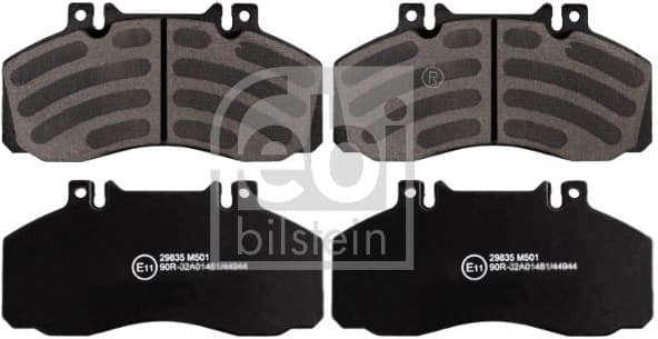 Brake Pad Set, disc brake 16566