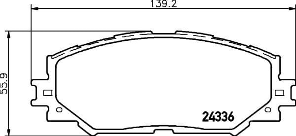 Brake Pad Set, disc brake 8DB 355 006-861 - image 4