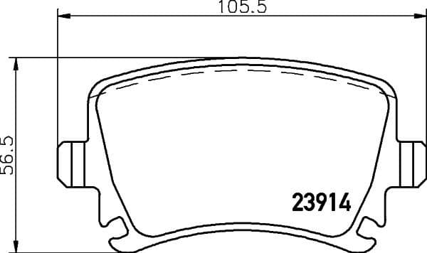 Brake Pad Set, disc brake 8DB 355 010-601 - image 4
