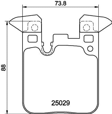 Brake Pad Set, disc brake 8DB 355 021-341 - image 2