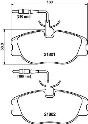 Brake Pad Set, disc brake 8DB 355 018-171 - image 4
