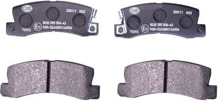 Brake Pad Set, disc brake 8DB 355 006-431