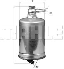 Filter diesel fuel KL599 - image 2