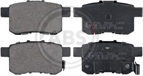 Brake Pad Set, disc brake 37756