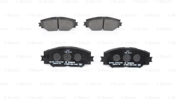 Brake Pad Set, disc brake 0986494240