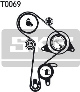 Timing belt kit VKMA01016 - image 4